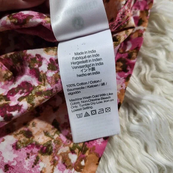 J. Crew Smocked puff-sleeve dress in faded floral - size Large - Picture 8 of 12